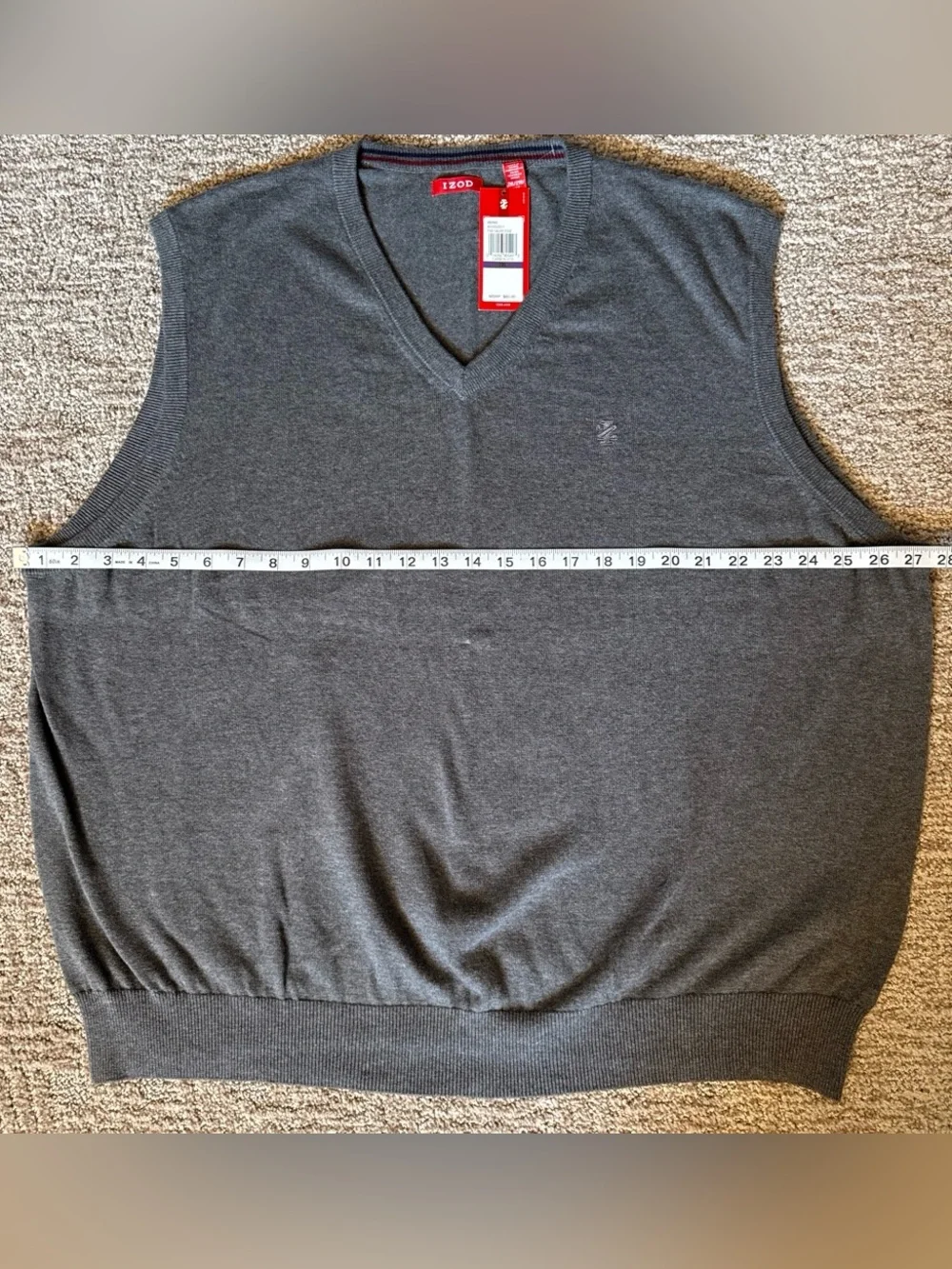 Grey V-Neck Sweater